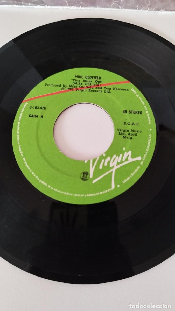Discos de vinilo: Mike Oldfield &ndash; Five Miles Out.Vinilo Single 7&rdquo; - Foto 2