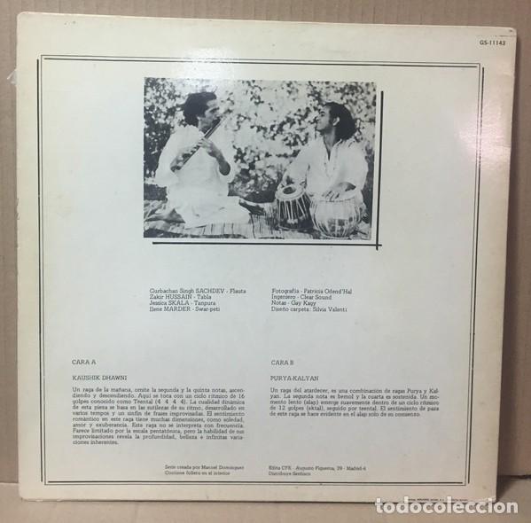 Discos de vinilo: G. S. Sachdev - Zakir Hussain &ndash; Two Moods - Foto 2