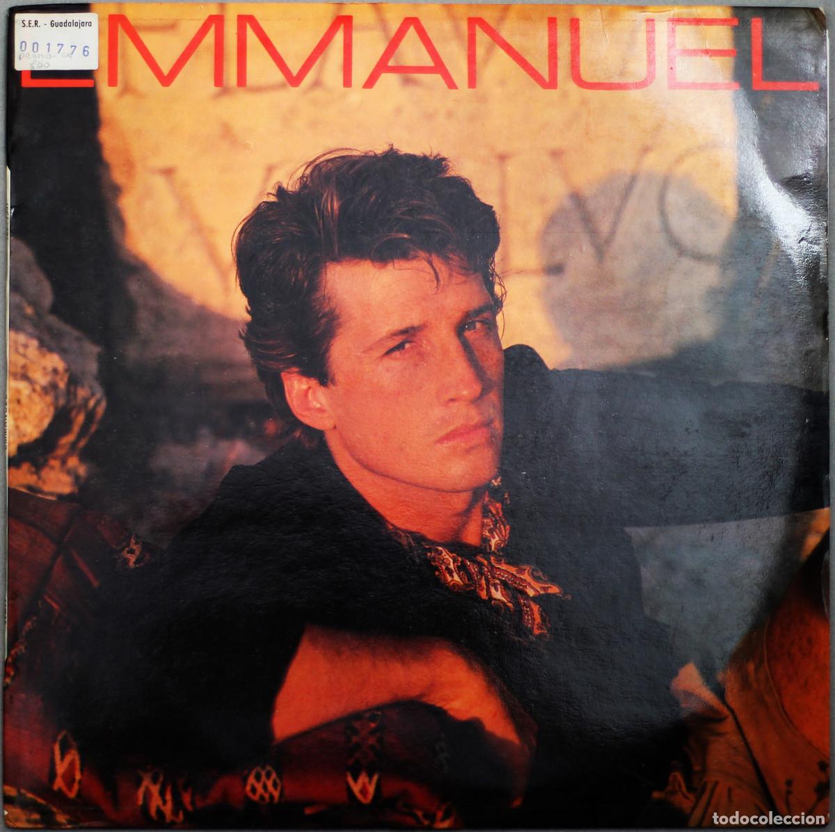 Disques de vinyle: EMMANUEL//CON ENCARTE//1984//LP PROMOCIONAL//RCA