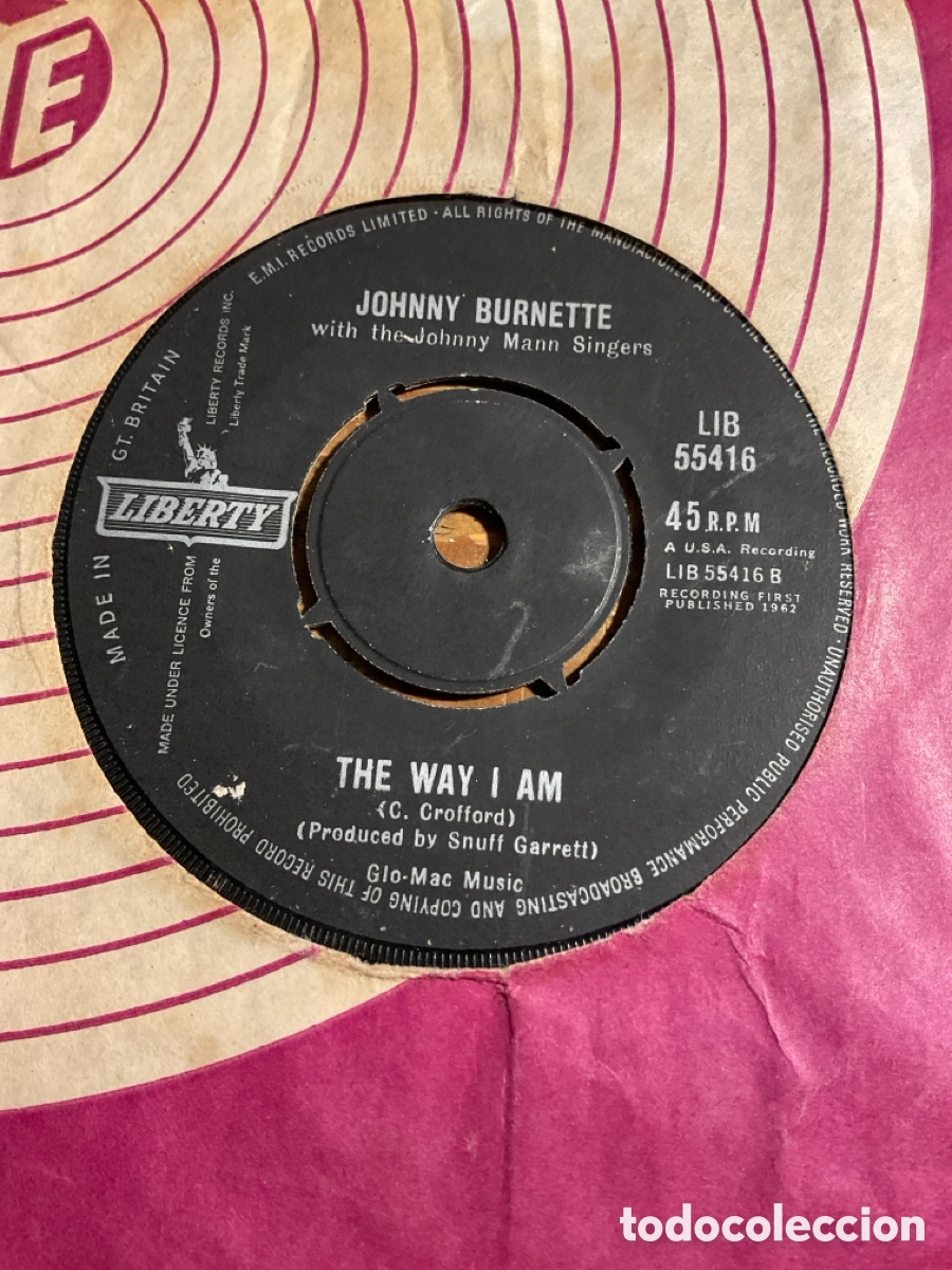 Discos de vinilo: Johnny Burnette-Clown Shoes - Foto 2