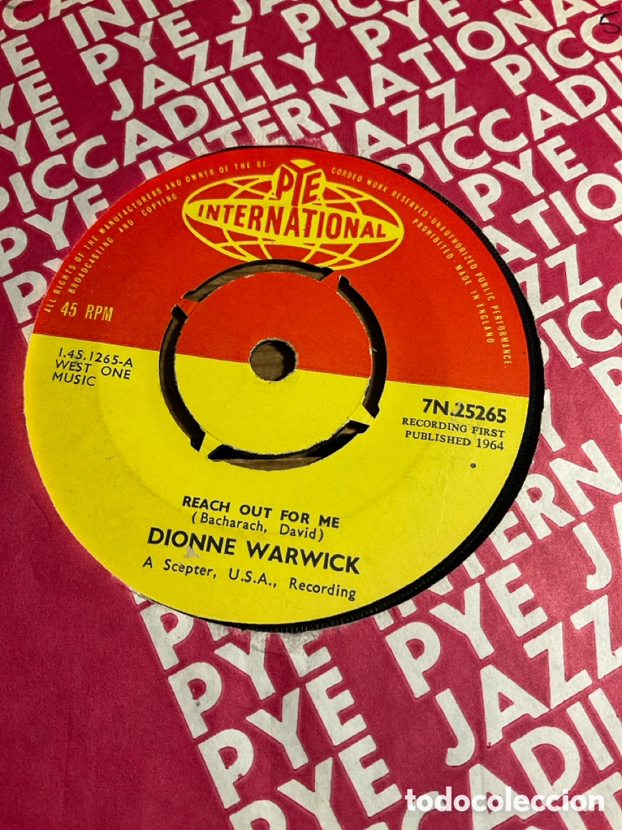 Discos de vinilo: Dionne Warwick-Reach Out For Me - Foto 1