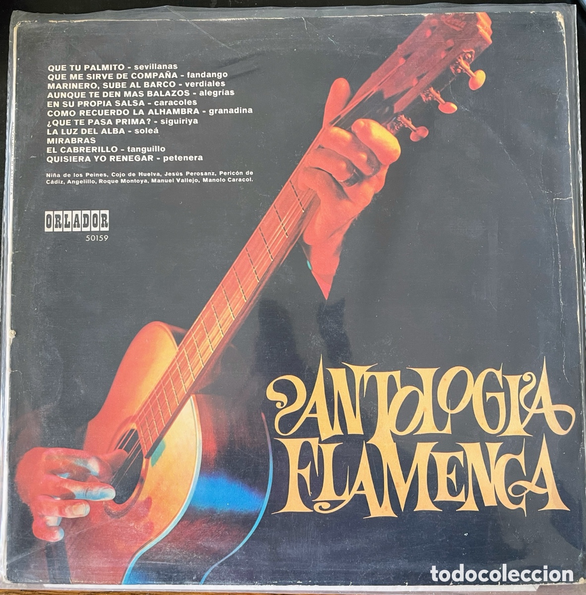 Discos de vinilo: Antolog&iacute;a flamenca Lp - Foto 1