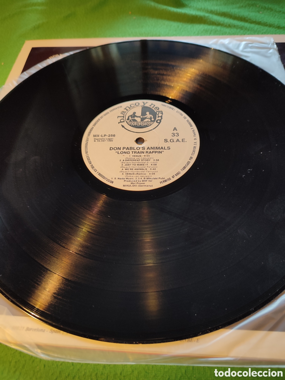 Discos de vinilo: Don Pablos Animals - Long Train rappin - Foto 3