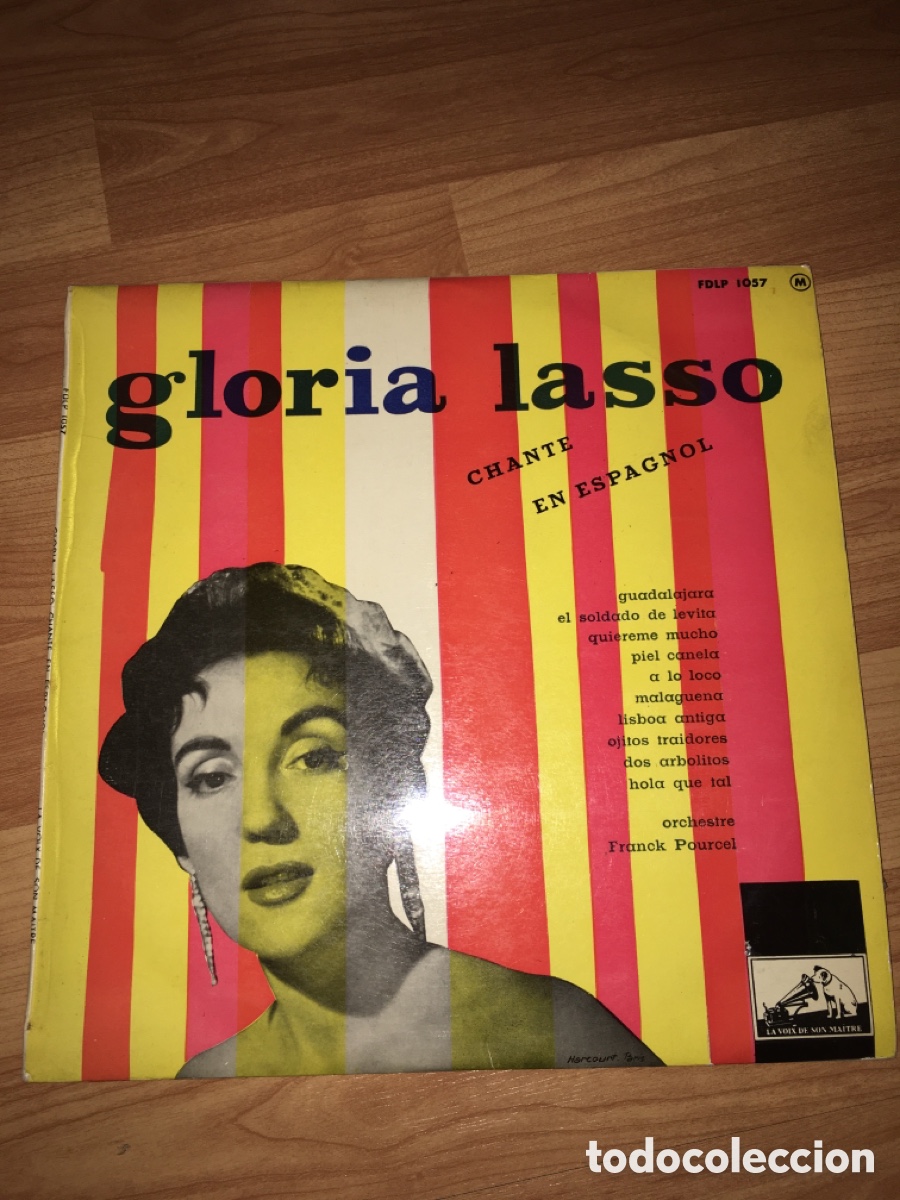 Discos de vinilo: Gloria Lasso - Disco medio frances - Foto 1