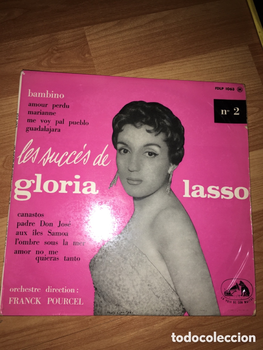 Discos de vinilo: Gloria Lasso - Disco medio - Frances - Foto 1