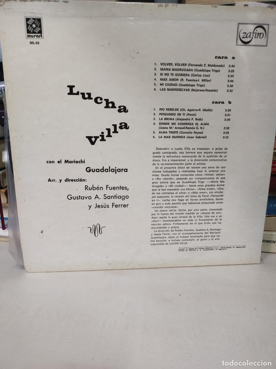 Discos de vinilo: LUCHA VILLA - Foto 2
