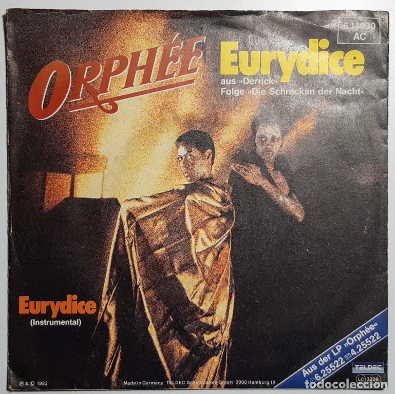 Discos de vinilo: Orph&eacute;e. Eurydice/ Eurydice (instrumental). Teldec, Germany 1982 single - Foto 1