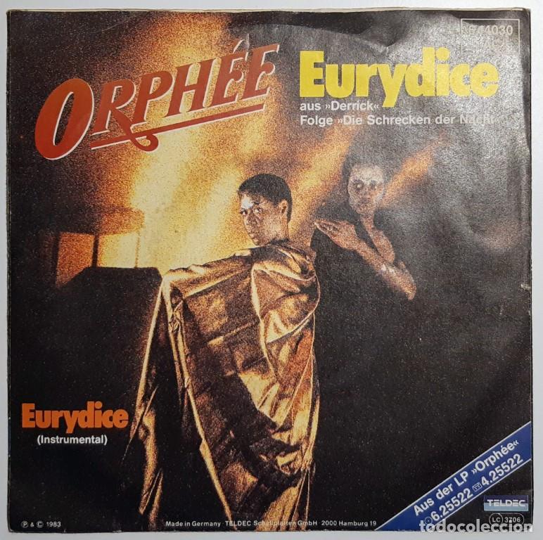 Discos de vinilo: Orph&eacute;e. Eurydice/ Eurydice (instrumental). Teldec, Germany 1982 single - Foto 2