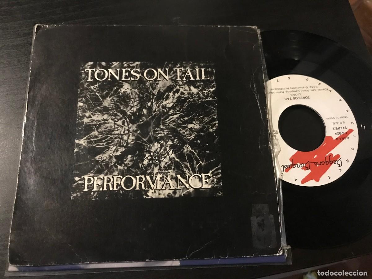 Dischi in vinile: TONES ON TAIL BAUHAUS - PERFORMANCE 7&rdquo; SINGLE GASA 1984 NEW WAVE SYNTH