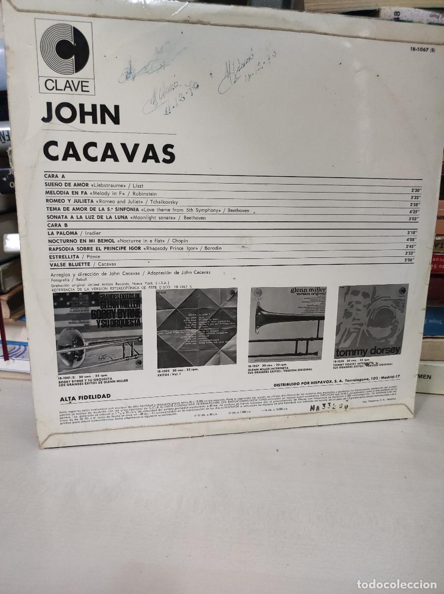 Discos de vinilo: John Cacavas &ndash; Sue&ntilde;o de Amor - Foto 2