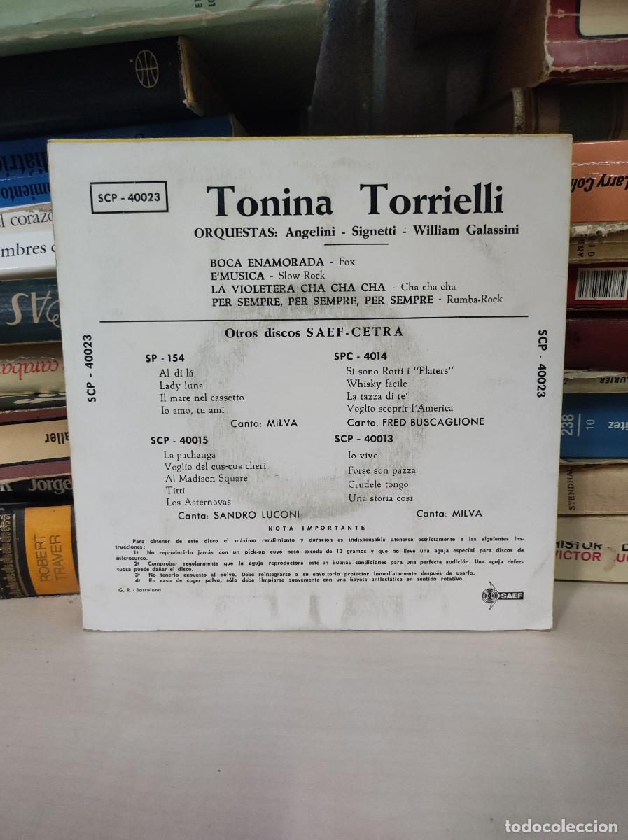 Discos de vinilo: Tonina Torrielli &ndash; Boca Enamorada - Foto 2