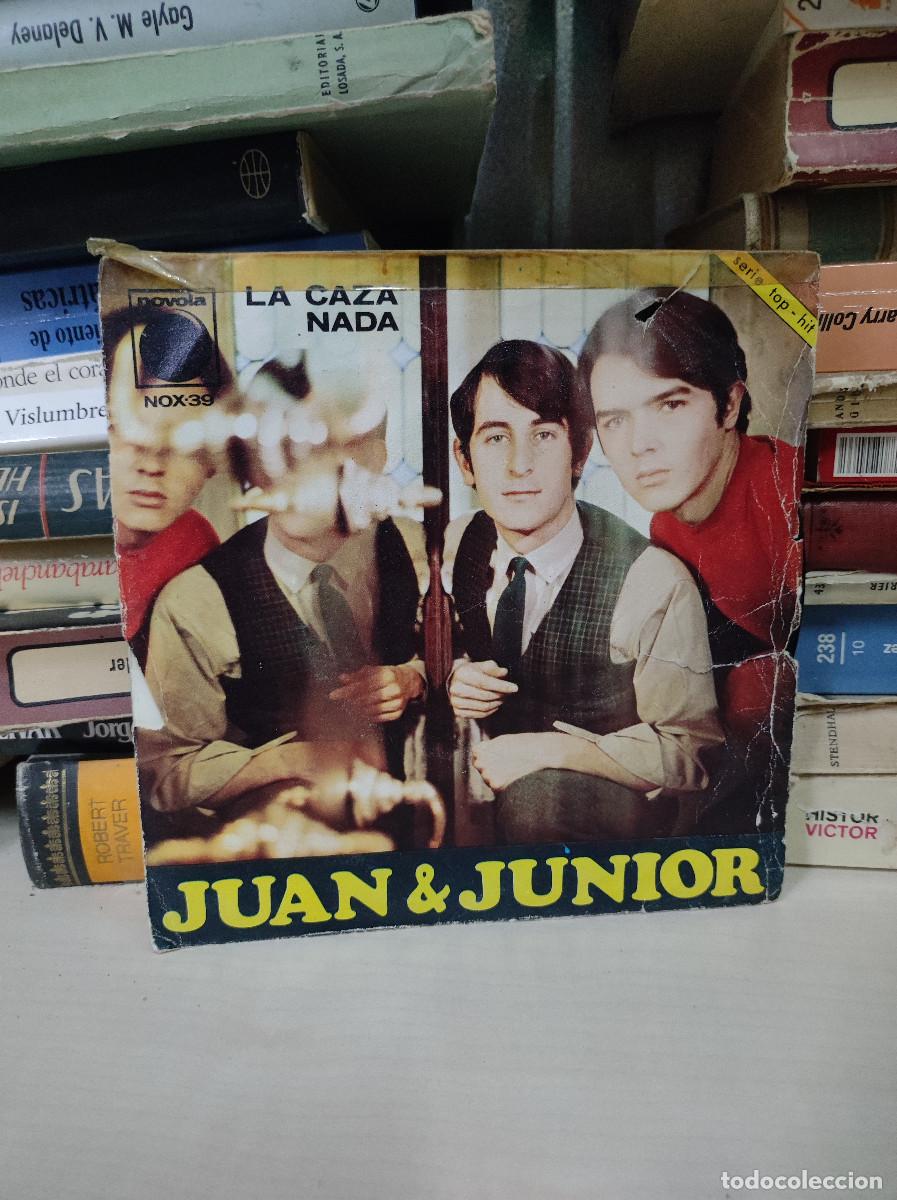 Discos de vinilo: JUAN & JUNIOR LA CAZA NADA - Foto 1