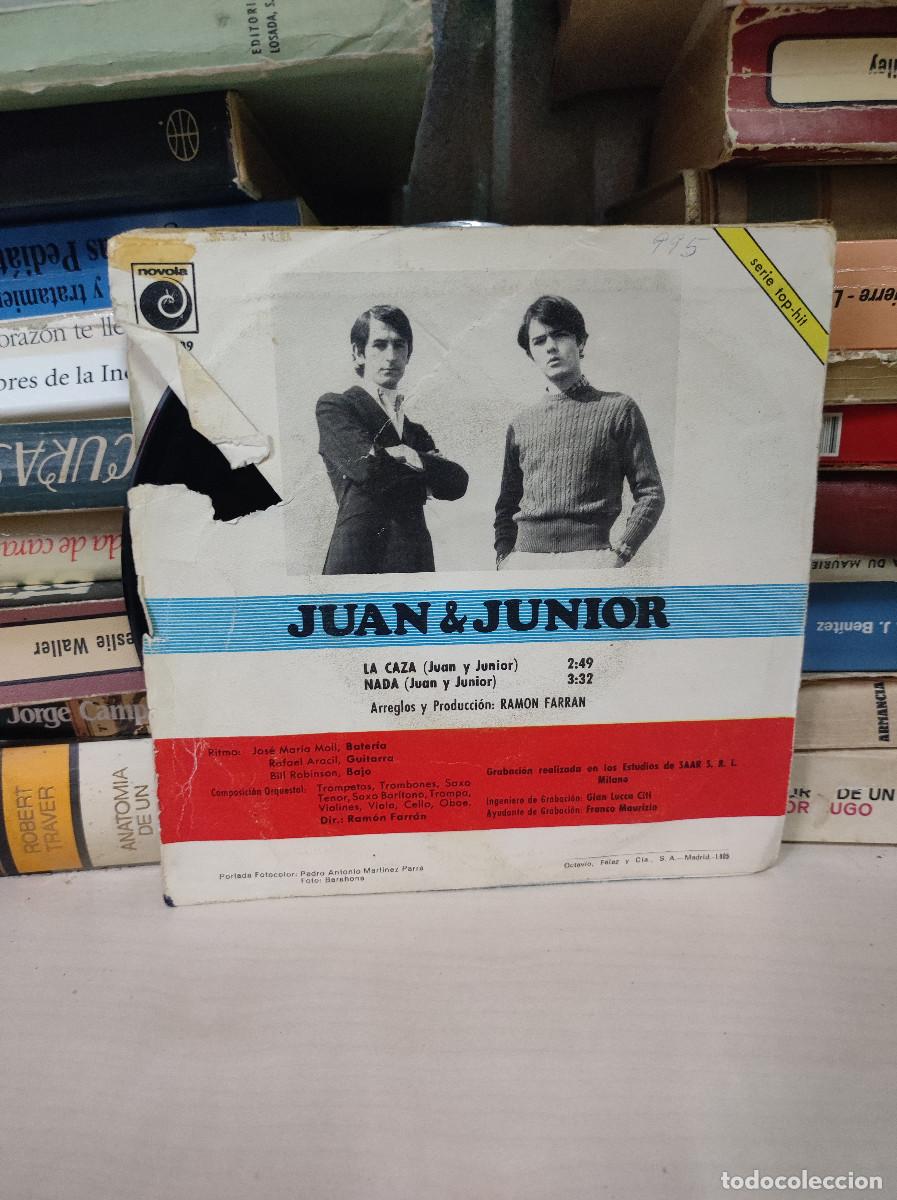 Discos de vinilo: JUAN & JUNIOR LA CAZA NADA - Foto 2