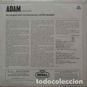 Discos de vinilo: Adam fairh Lp Adam original 1966 - Foto 2
