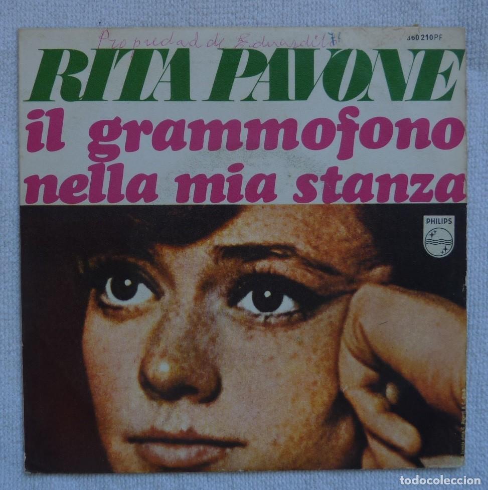 Discos de vinilo: RITA PAVONE // IL GRAMMOFONO // 1968 // SINGLE - Foto 1
