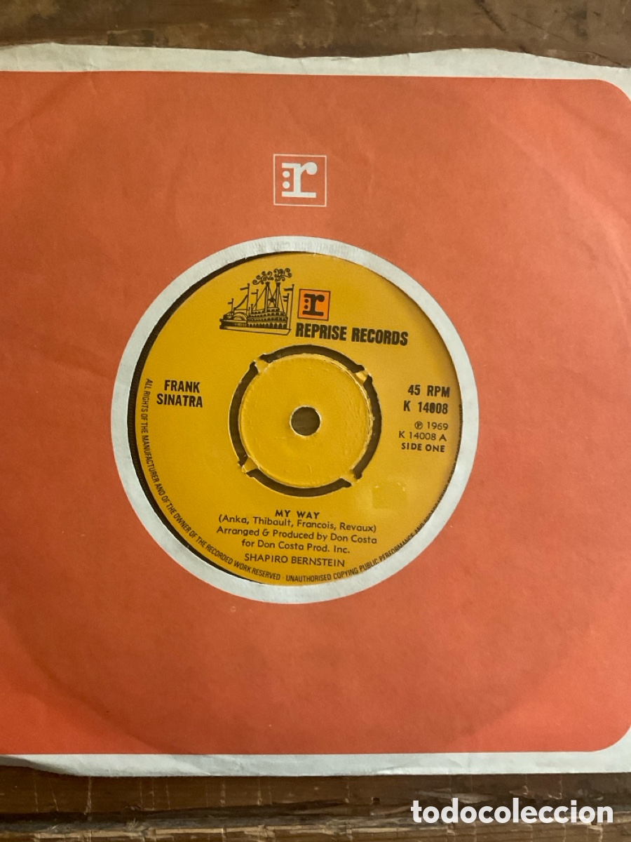 Discos de vinilo: Frank Sinatra-MY WAY - Foto 1