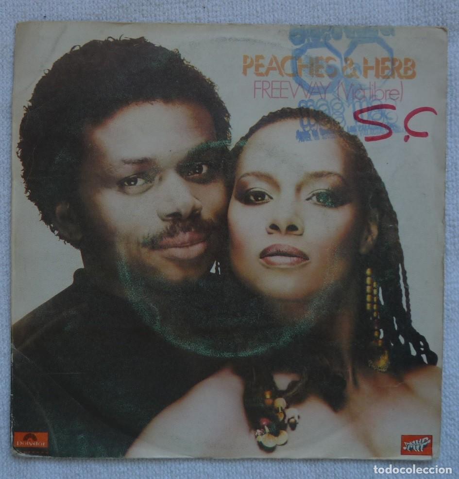 Discos de vinilo: PEACHES & HERS // FREEWAY // 1981 // SINGLE - Foto 1