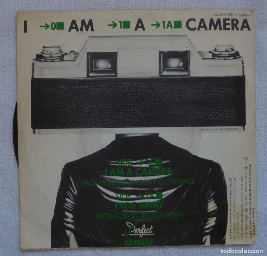 Discos de vinilo: THE BUGGLES // I AM A CAMERA // PROMOCIONAL // 1981 // SINGLE - Foto 2