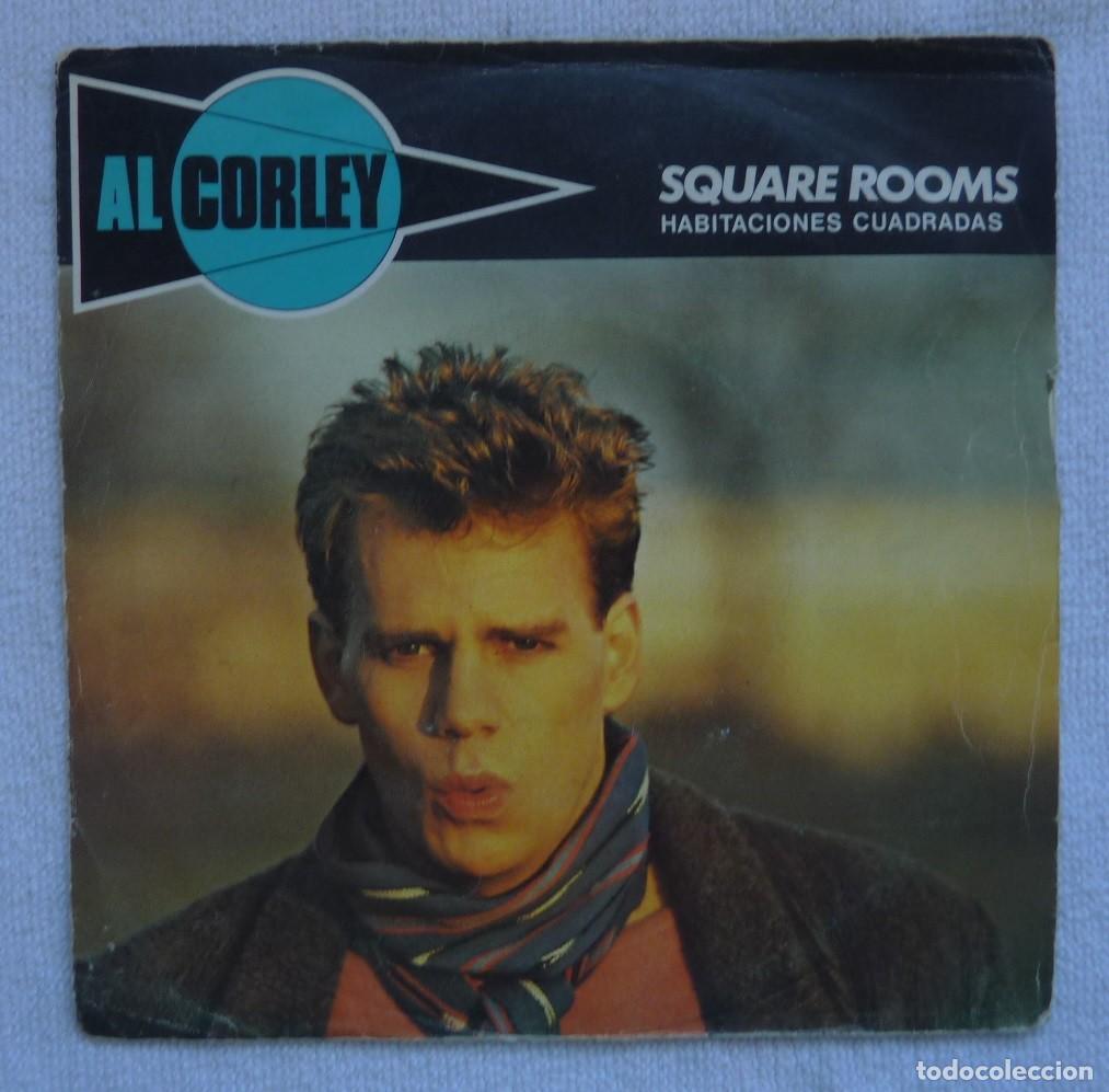Discos de vinilo: AL CORLEY // SQUARE ROOMS // 1984 // SINGLE - Foto 1