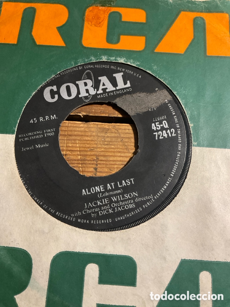 Discos de vinilo: Jackie Wilson-Alone At Last - Foto 1