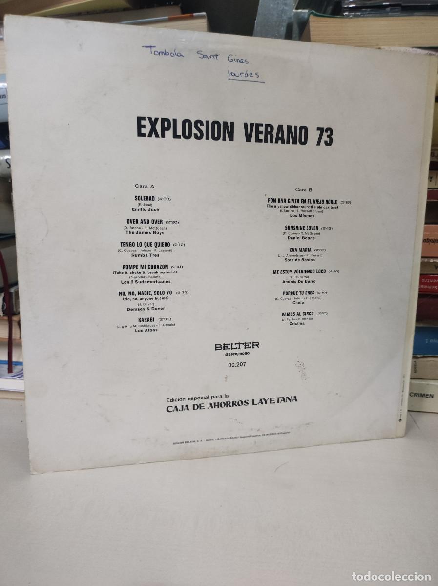 Discos de vinilo: Explosi&oacute;n Verano 73 - Foto 2