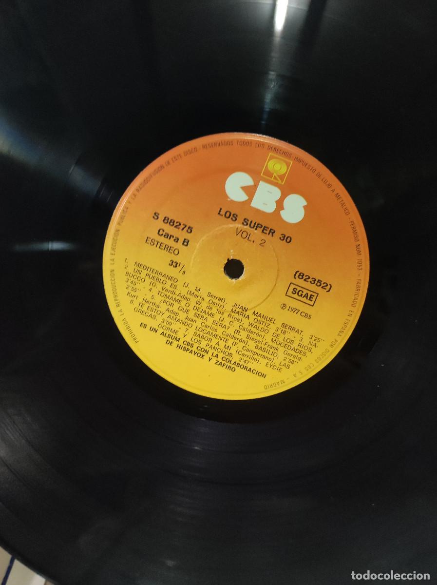 Discos de vinilo: LOS SUPER 30 VOL 2 - Foto 2
