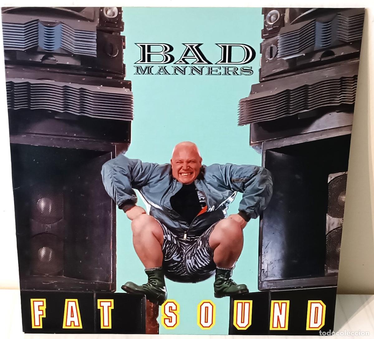 Discos de vinilo: BAD MANNERS - FAT SOUND TRANSDISC - 1992 - Foto 1