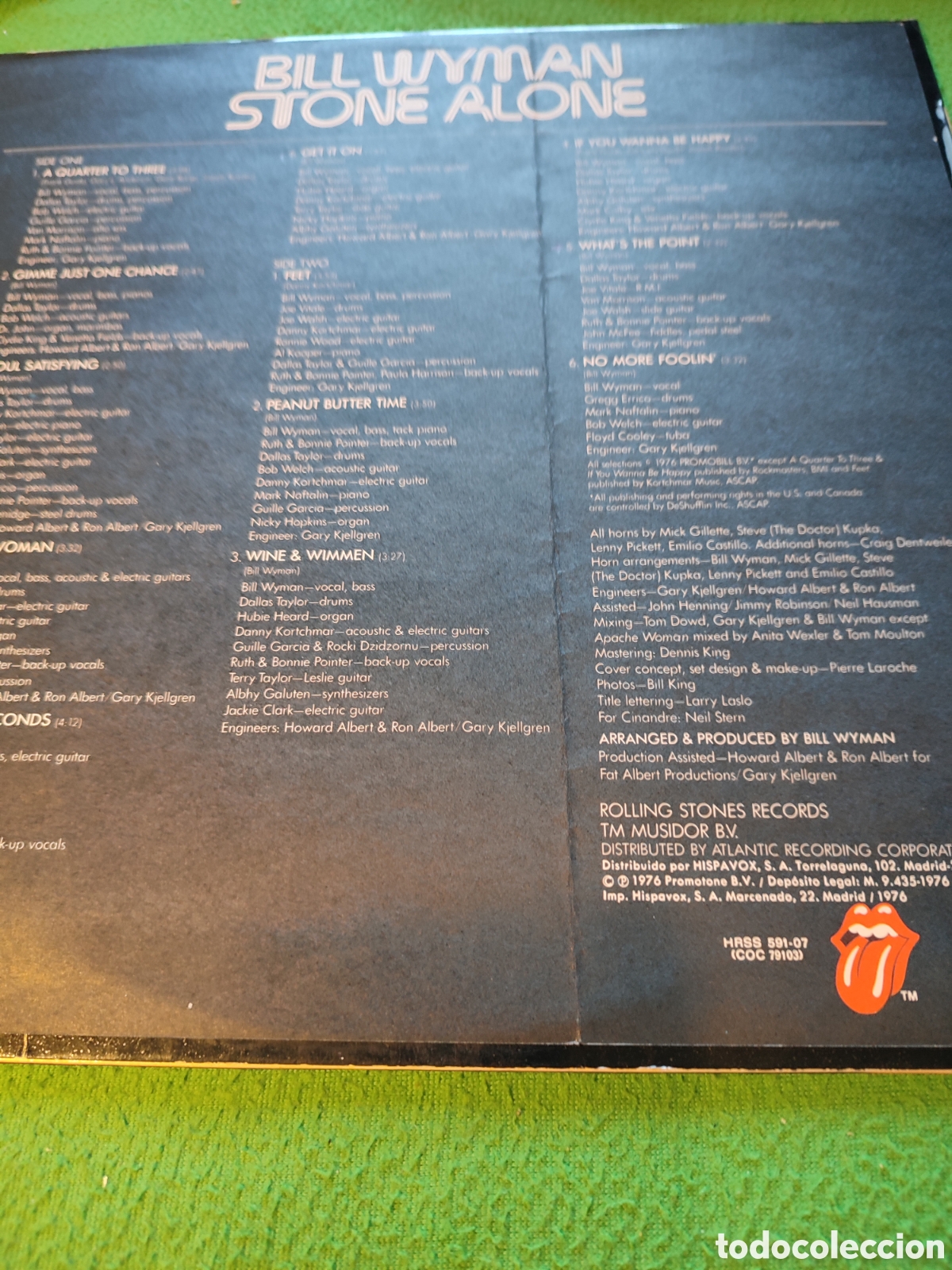 Discos de vinilo: Bill Wyman - Stone Alone - Foto 3