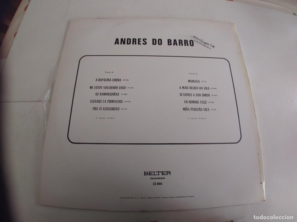 Discos de vinilo: ANDRES DO BARRO-LP 1974 - Foto 2