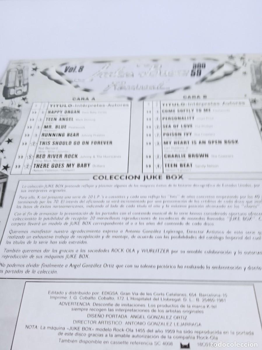 Discos de vinilo: JUKE-BOX Vol 8 A&ntilde;o 59 - Foto 2
