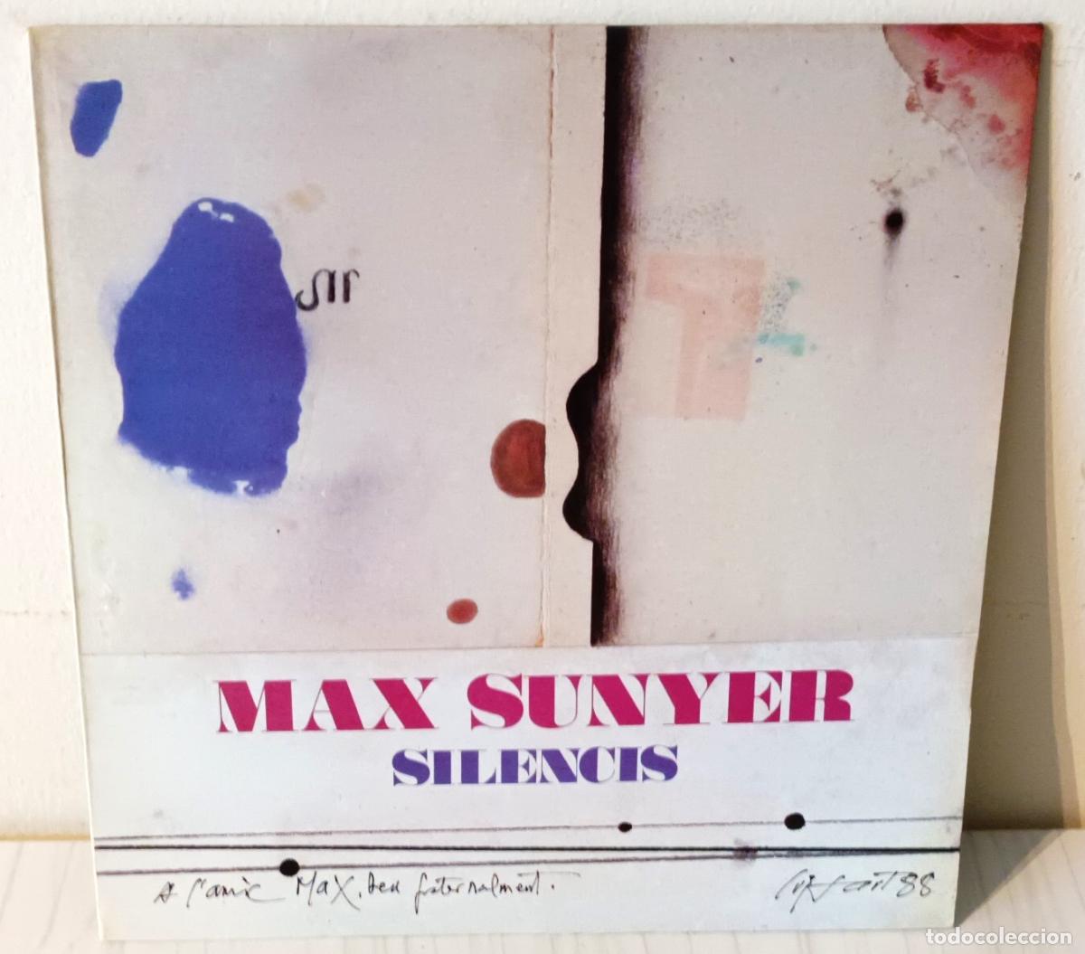 Discos de vinilo: MAX SUNYER - SILENCIS PDI - 1988 - Foto 1