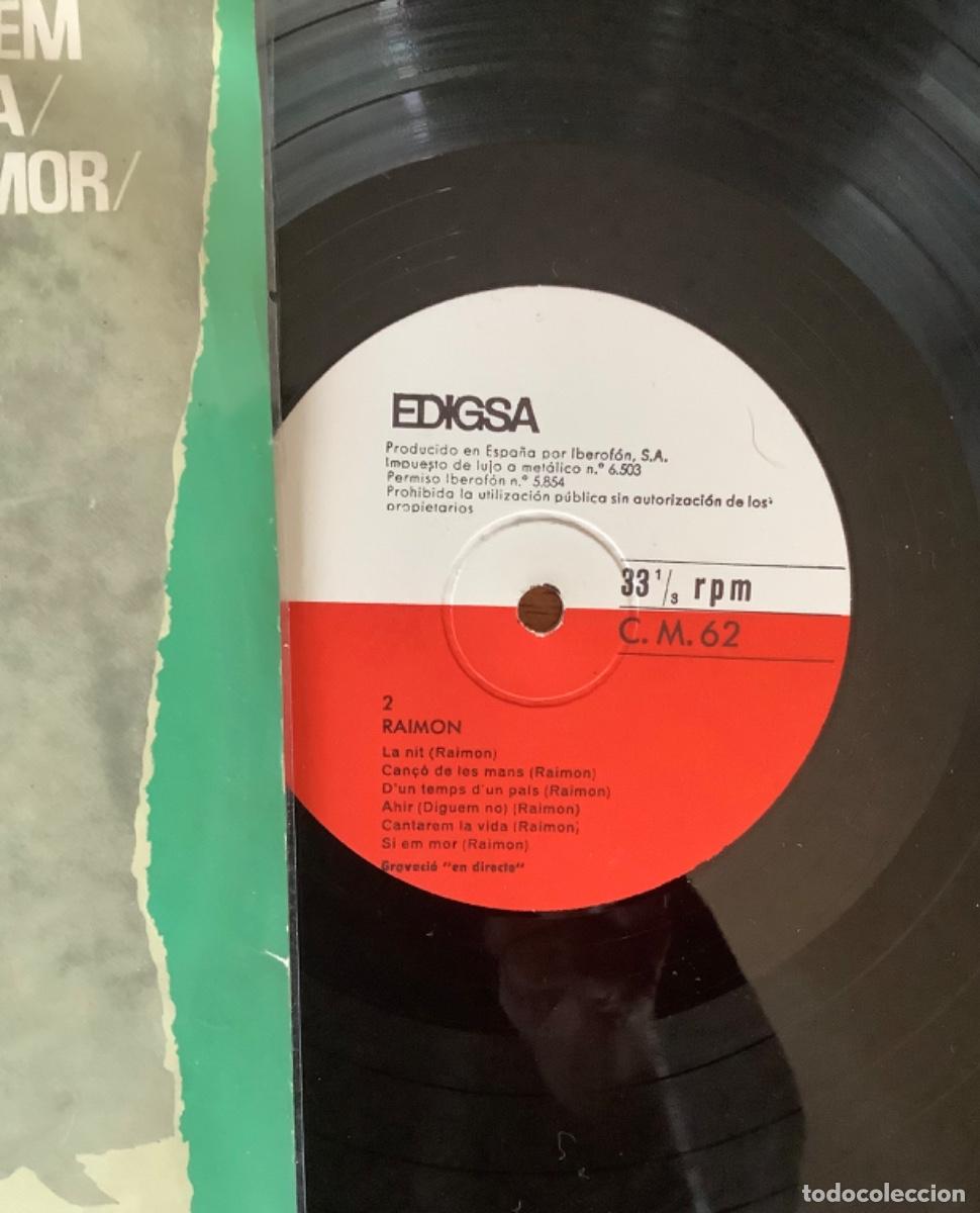 Discos de vinilo: RAIMON-DISC ANTOLOGIC DE LES SEVES CAN&Ccedil;ONS - Foto 3