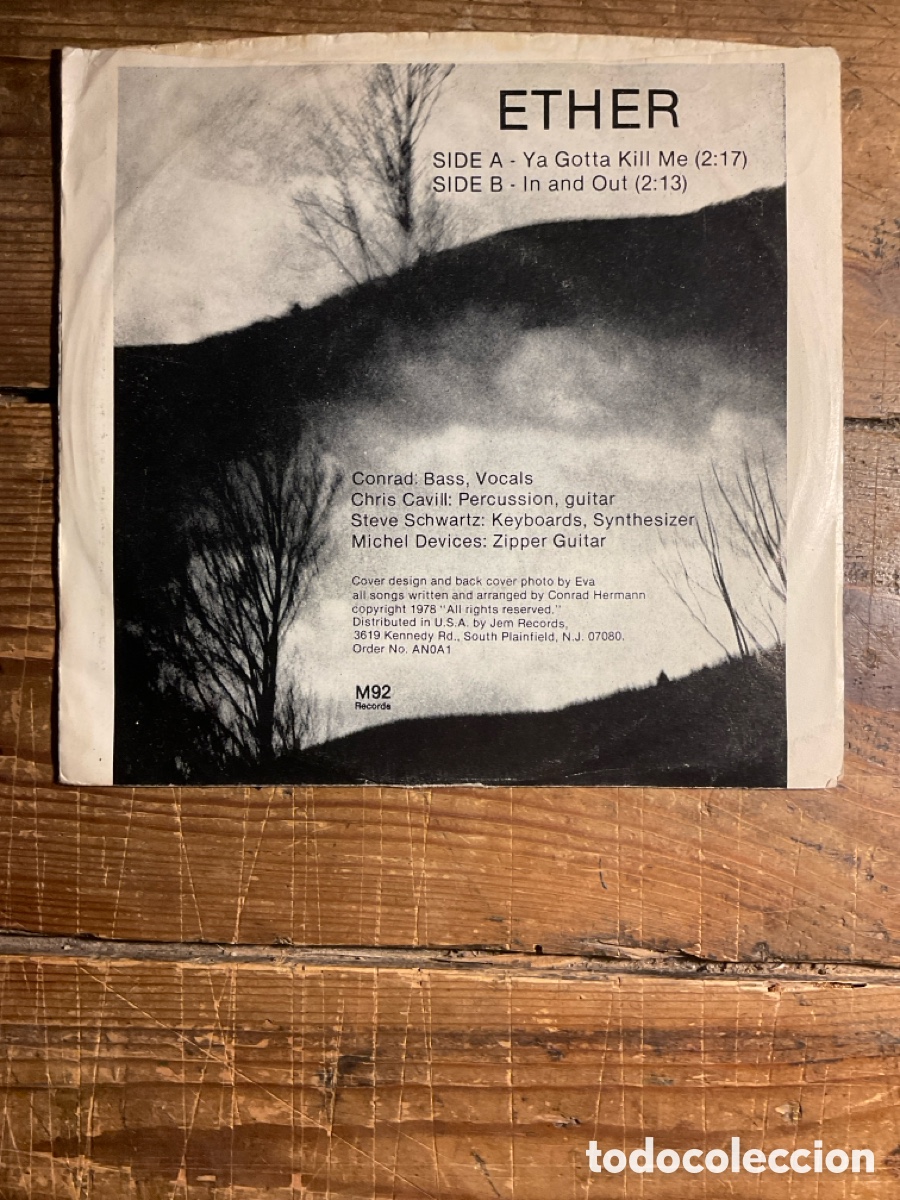 Discos de vinilo: ETHER -YA GOTTA KILL ME - Foto 2