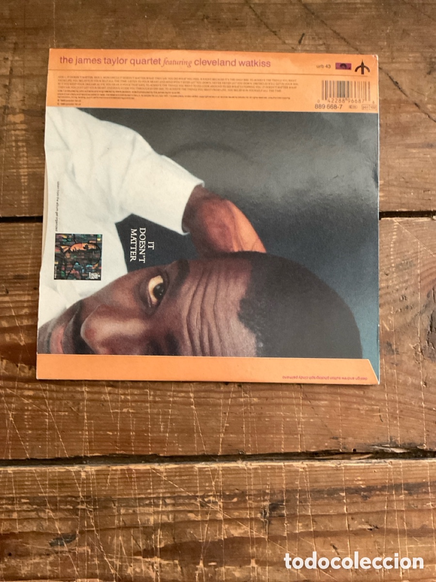 Discos de vinilo: The James Taylor quartet-It Doesn&rsquo;t Matter - Foto 2