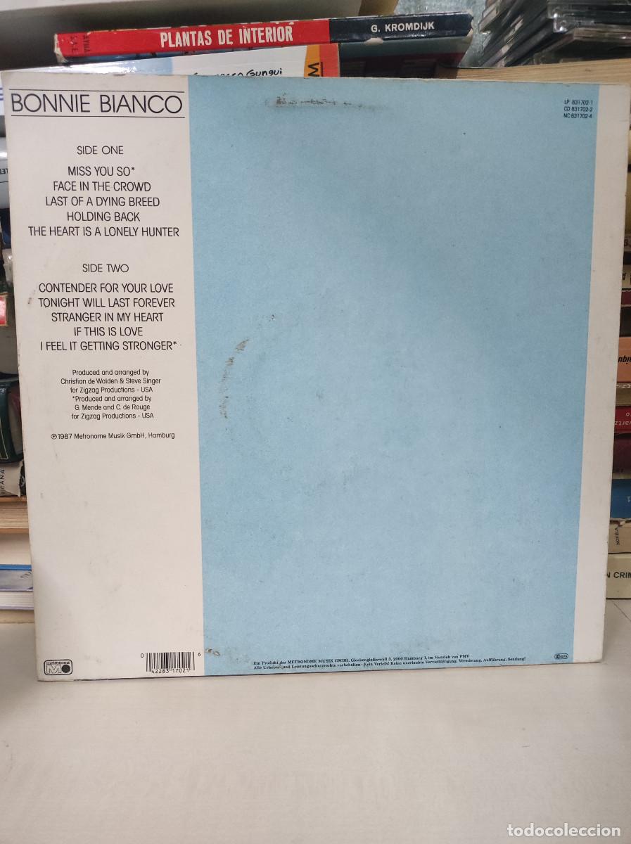 Discos de vinilo: Bonnie Bianco &ndash; Just Me - Foto 2