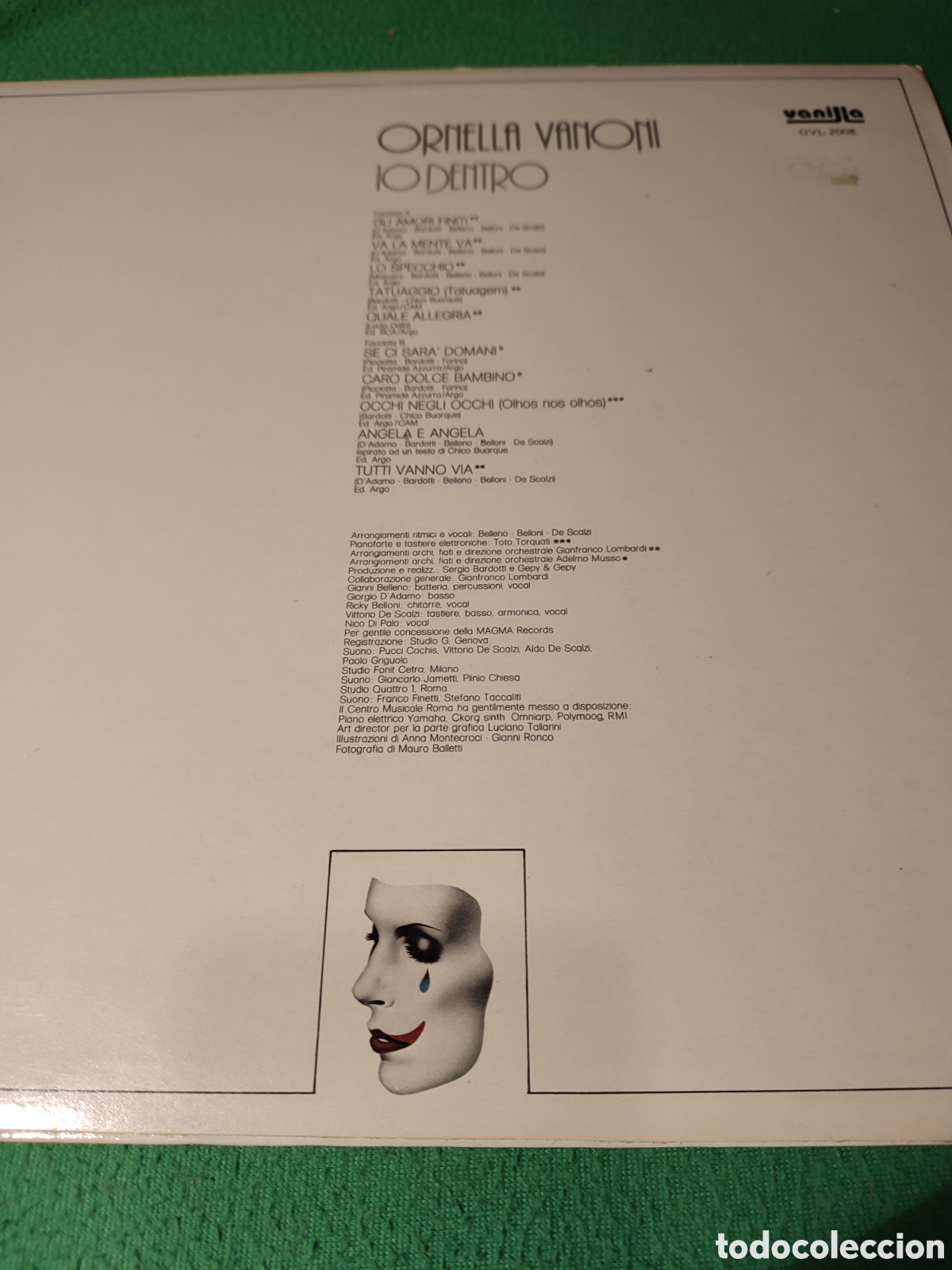 Discos de vinilo: Ornella Vanoni - Io dentro - Foto 2