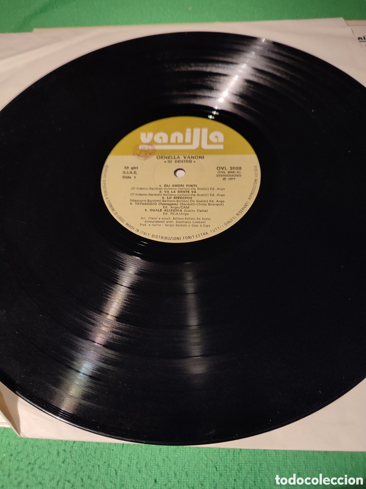 Discos de vinilo: Ornella Vanoni - Io dentro - Foto 3