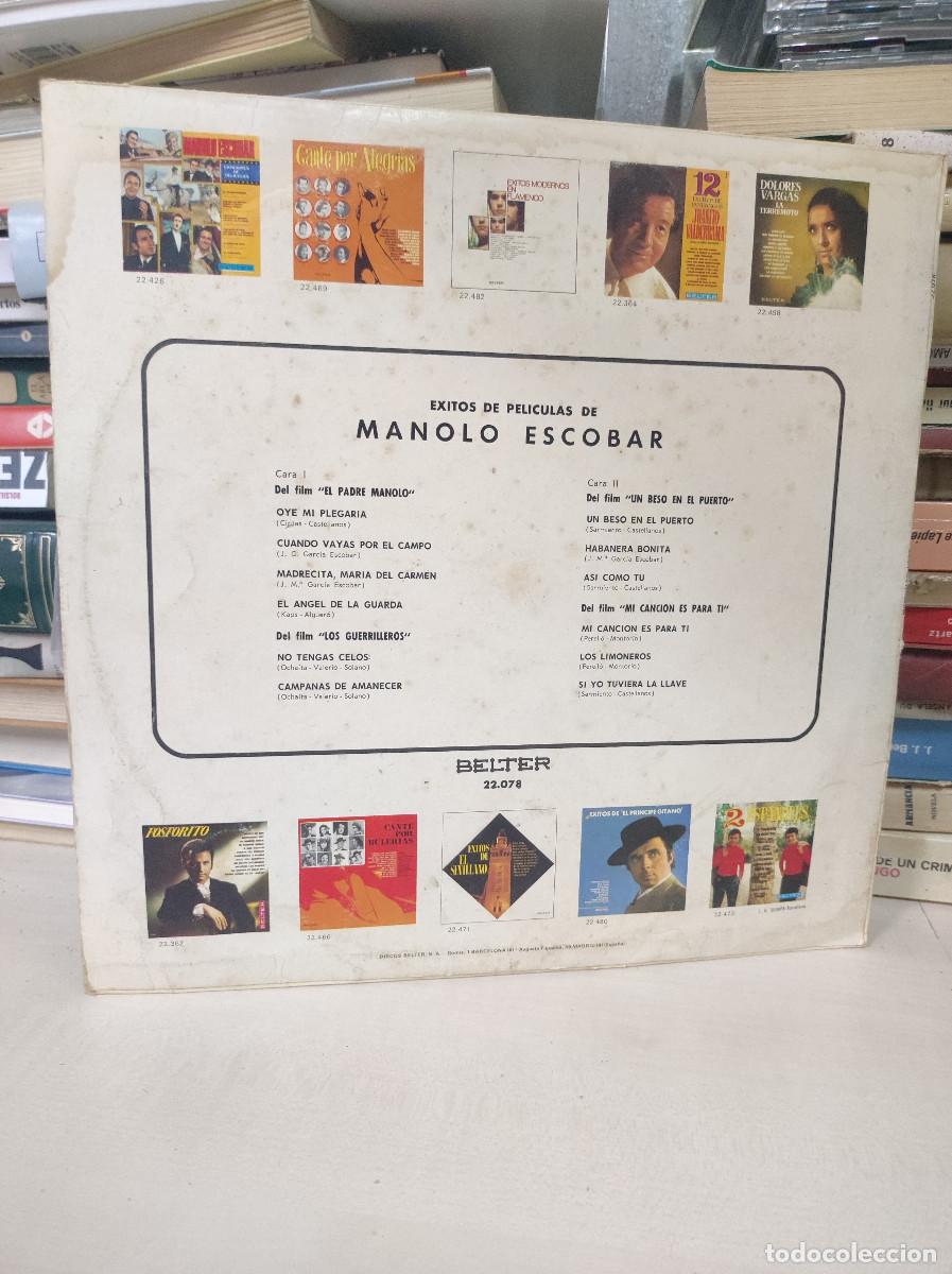 Discos de vinilo: Manolo Escobar &ndash; Exitos De Peliculas - Foto 2