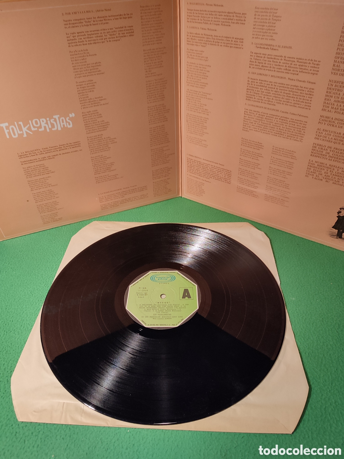 Discos de vinilo: Los Folkloristas - Mexico - Foto 2