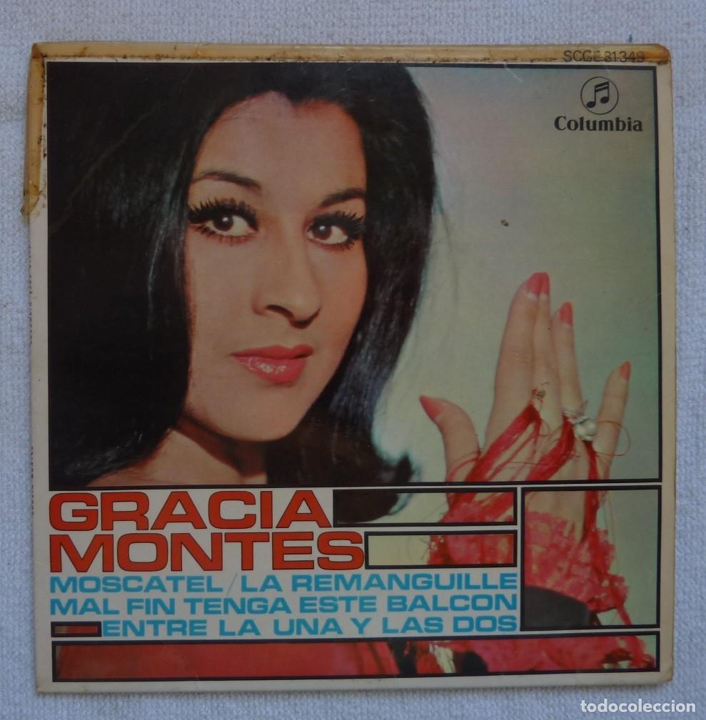 Discos de vinilo: GRACIA MONTES // MOSCATEL+3 // 1968 // EP - Foto 1