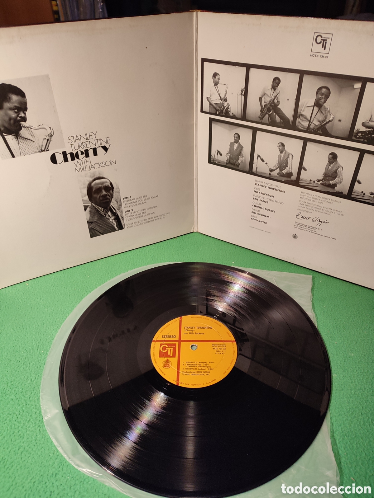 Discos de vinilo: Stanley Turrentine Whit Milt Jackson - Cherry - Foto 3