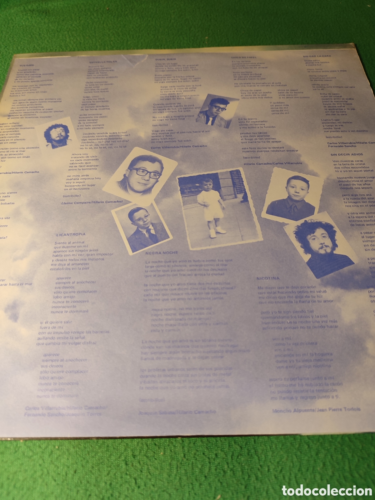 Discos de vinilo: Hilario Camacho - Subir, subir - Foto 2