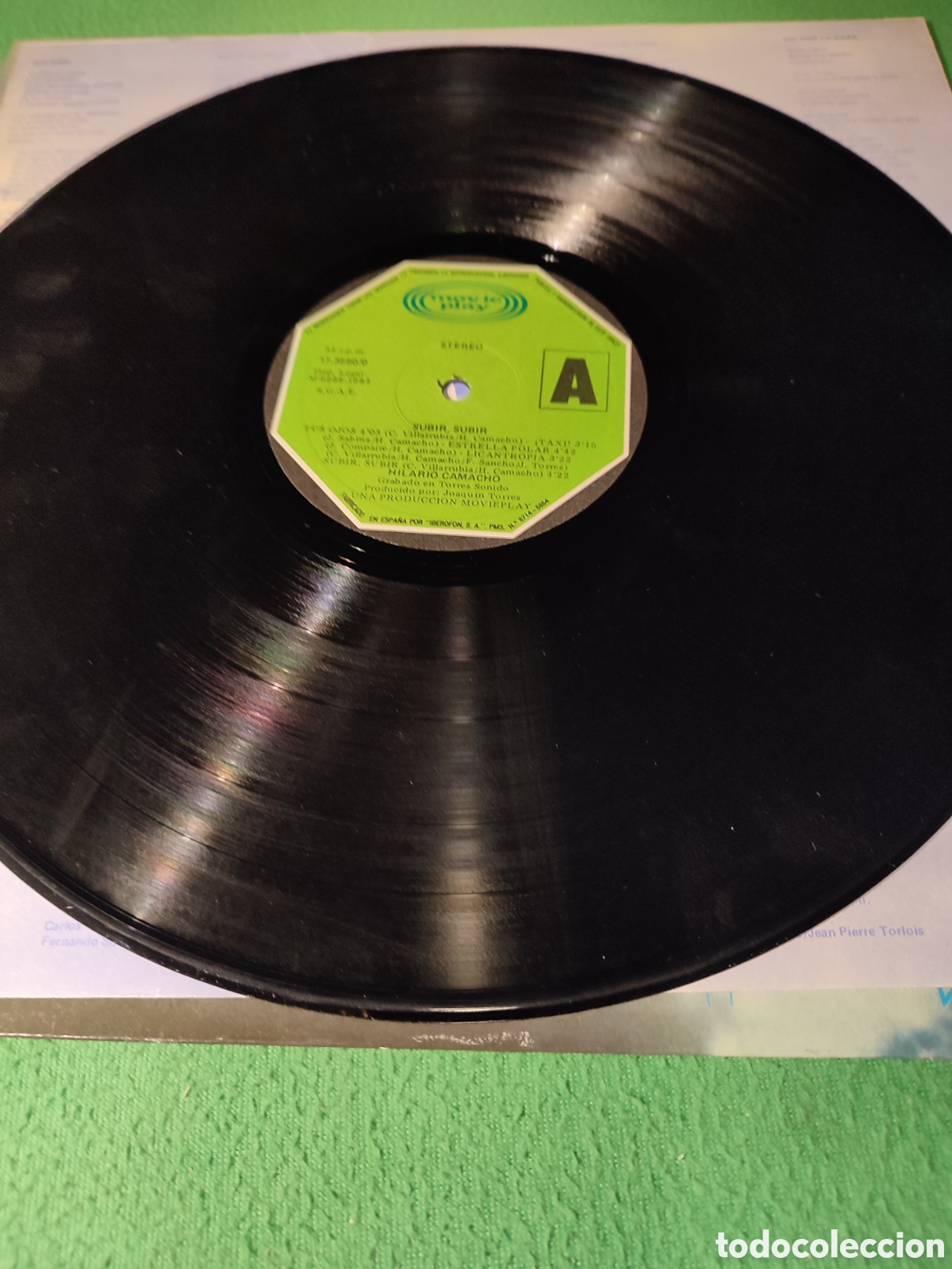 Discos de vinilo: Hilario Camacho - Subir, subir - Foto 3