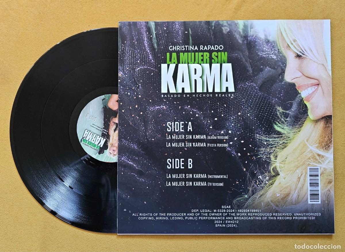 Discos de vinilo: Christina Rapado / &rdquo;LA MUJER SIN KARMA&rdquo; Vinilo - Foto 2