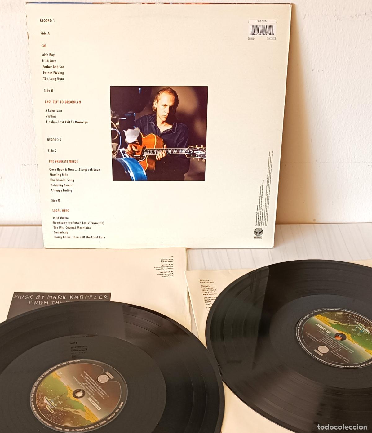 Discos de vinilo: MARK KNOPFLER - SCREENPLAYING VERTIGO 2 LP&acute;S - 1993 - Foto 2