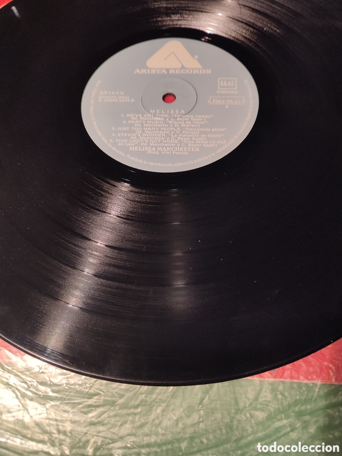Discos de vinilo: Melissa Manchester - Melissa - Foto 3