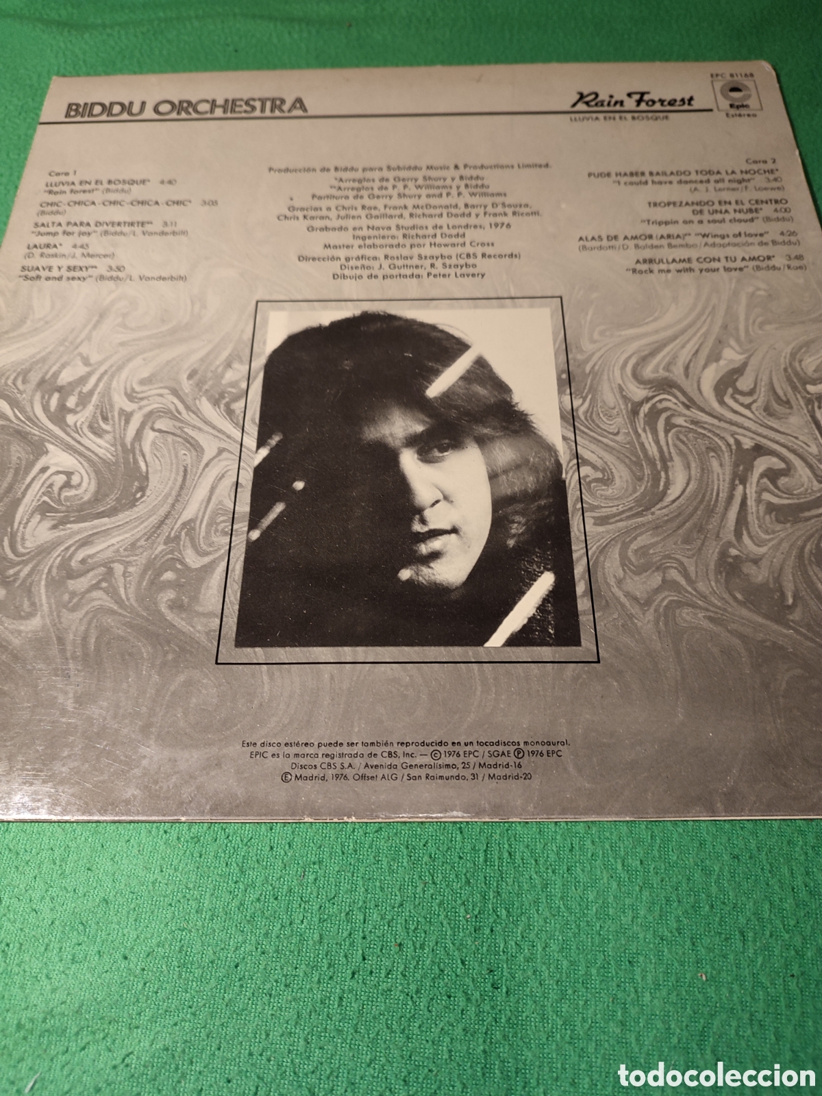 Discos de vinilo: Biddu Orchestra - Rain forest - Foto 2