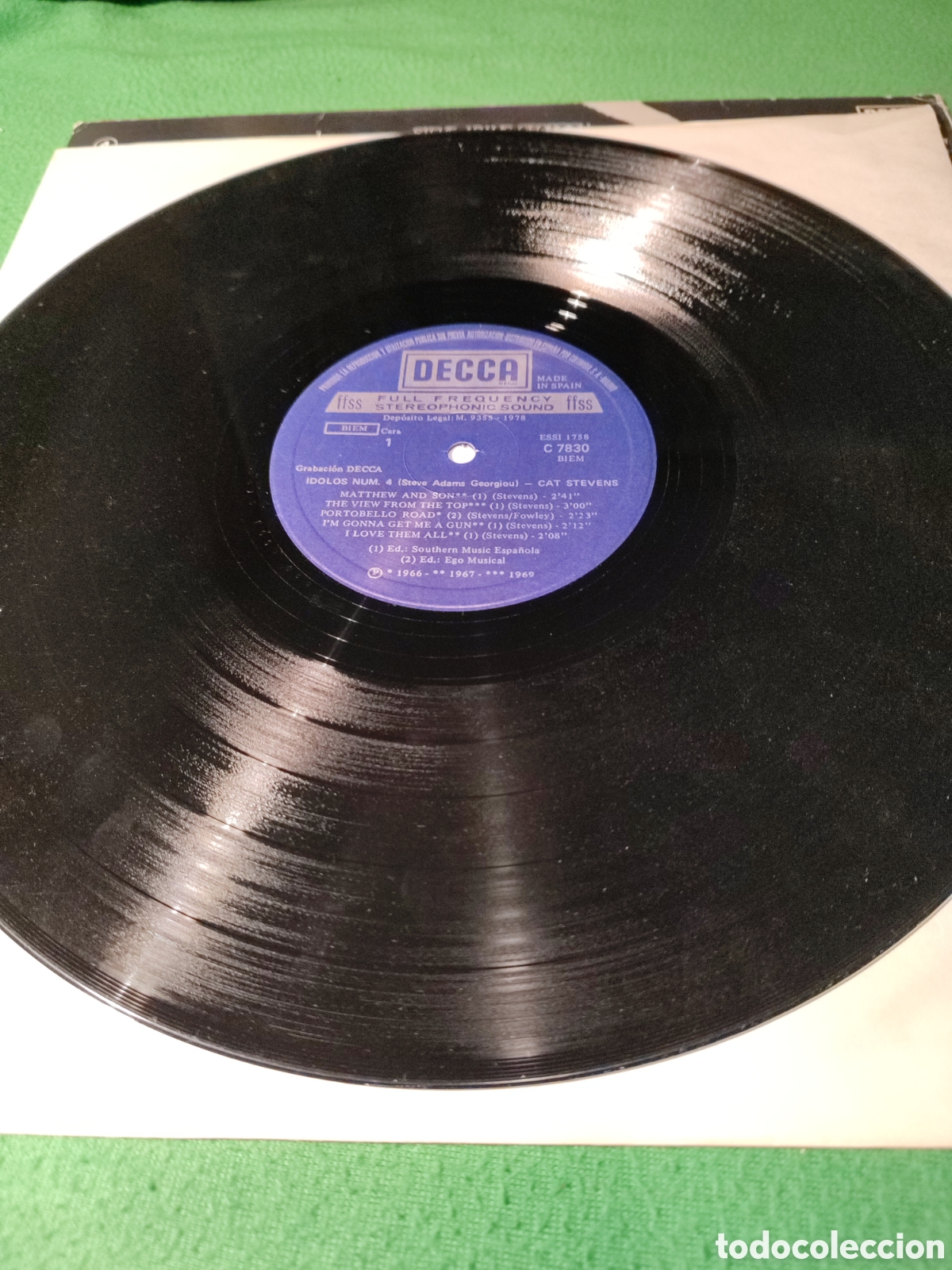 Discos de vinilo: Cat Stevens - &Iacute;dolos 4 - Foto 3