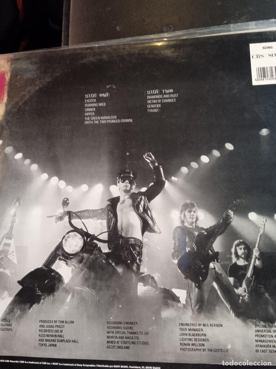 Discos de vinilo: JUDAS PRIEST- UNLEASHED IN THE EAST. LP - Foto 2
