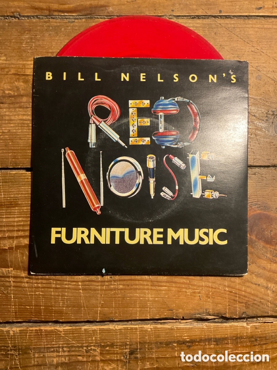Vinyl records: Bill Nelson&rsquo;s Red Noise-Furniture Music vinilo rojo